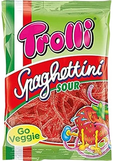 Trolli Spaghetti Sour Çilek 225 G