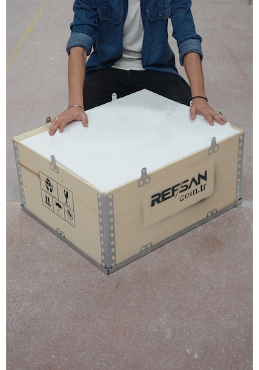 Ahşap Sandık İhracat Sandığı 75 X 62 X 36 Cm