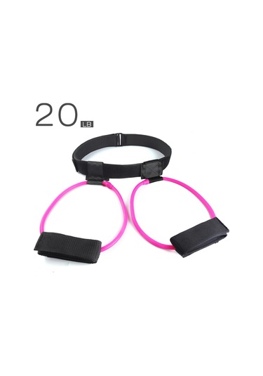 Dolıty Fitness Ganimet Eğitim Bandı Ayarlanabilir Bel Pembe Pembe