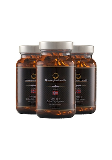 Norwegian Health Omega 3 1000 MG Somon&Morina Balık Yağı 3 x 60 Kapsül﻿﻿