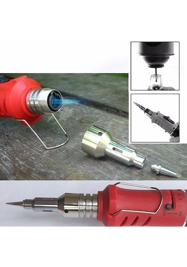 10 İn 1 Pro Bütan Gaz Havya Seti Sıcak Kaynak Kiti Torch 1300 Derece