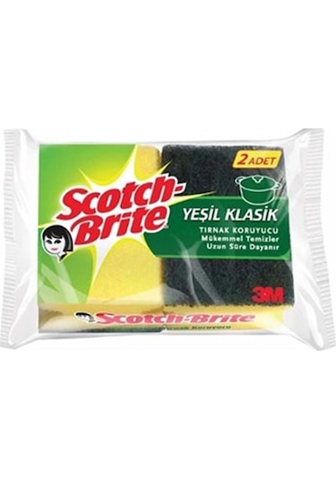 Scotch Brite Bulaşık Süngeri 2'li
