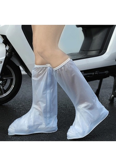 Trendooze Homyl Dayanıklı Galoş Bot Kaplaması - Null Beyaz Beyaz