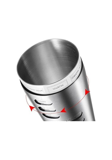 Jialan Kokteyl Bar Seti, Döndürme Tarif Kılavuzlu Kokteyl