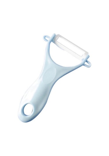 Mavi Asma Deliği İle Dayanıklı Sebze Soyucu Mutfak Aracı Moda Çok Fonksiyonlu Mavi