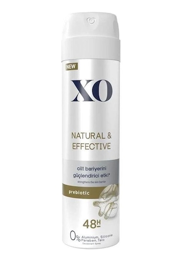 Xo Natural & Effective Prebiotic Kadın Sprey Deodorant 150 ML