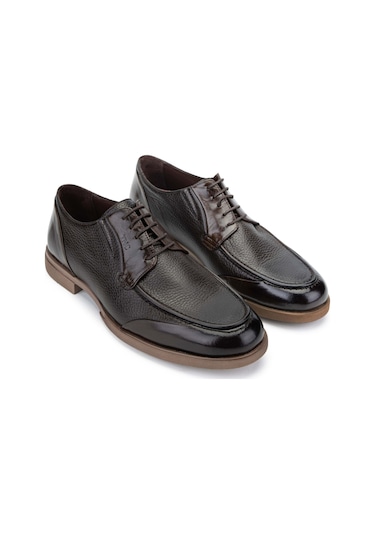 Tamer Tanca Erkek Hakiki Deri Casual Ayakkabı 537 3391 Erk Ayk Y24 Khv Fltr/bfl Kahverengi