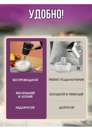 Kablosuz Mini Mikser 209940316