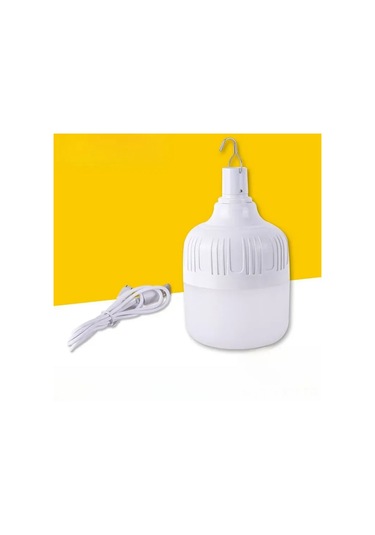 Kosona 60w 5v Usb Şarj Edilebilir Led Acil Işık - Dış Mekan Kampı İçin Kablosuz Enerji Tasarruflu Aydınlatma 5.5x10cm Beyaz