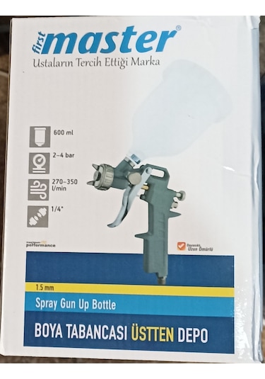 Master Boya Tabancası Üstten Depo 1.5 MM