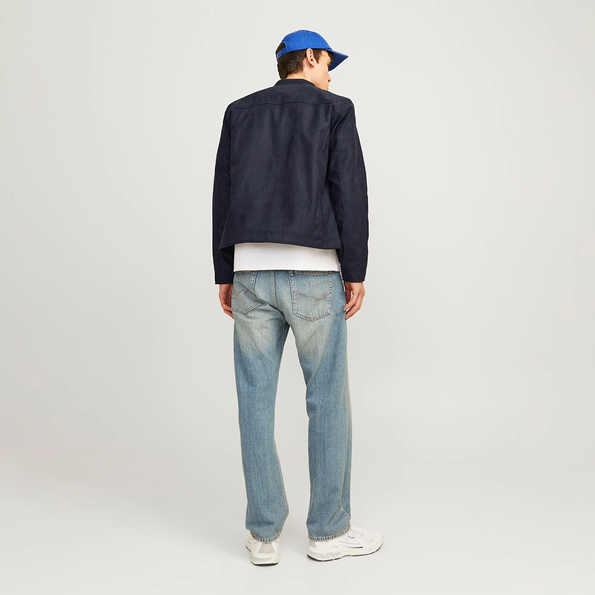 Jack&jones Dylan Clean Erkek Lacivert Bisiklet Yaka Ceket Siyah