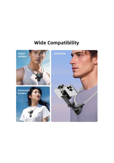 Ebitda Martvsen S7 Pro Kamera Montajı, Gopro Hero 12/11/10/9, İphone 15/14/13/12 Klipsi, Pov Kamera Kolye Aksesuarları, Çok Renkli Çok Renkli