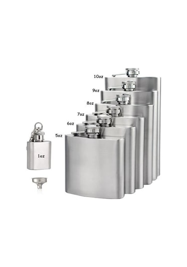 Çelik 5 Oz 147 Ml İçki Matarası Tdrtr Renkli