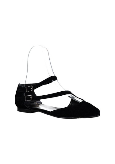 Fox Shoes Siyah Kadın Babet D726016902 Siyah