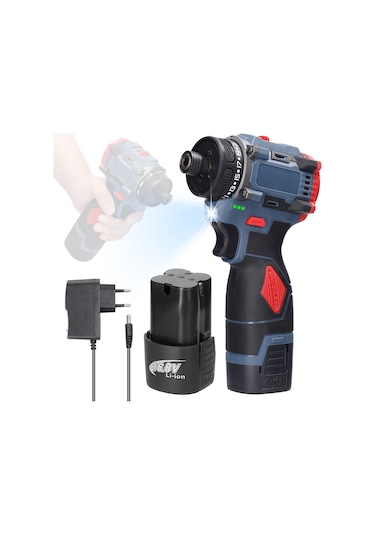 Hallow 45NM Torklu 16.8V Çok Fonksiyonlu Şarjlı Tornavida