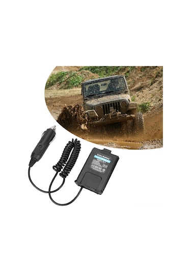 Vkemall Baofeng Uv-5r Serisi Radyolar İçin Araç Akü Eliminatörü - Araçtan Doğrudan Güç Sağlama - Uv-5ra, Uv-5re, Bf-f8+ Uyumlu - 12-35v Girişli Kaliteli Malzeme