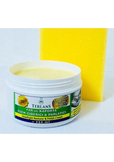 Terlans Uv Korumalı Araç Parlatıcı Koruyucu Vaks 250 ML + Mikrofiber Bez
