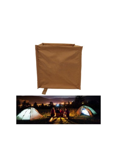 Tenfowee Kamp Ve Piknik İçin Çok Amaçlı 33l Kapasiteli Katlanabilir Depolama Sepeti - 600d Oxford Kumaş - Dayanıklı Ve Taşınabilir - Yeşil Rengi Askeri Yeşil