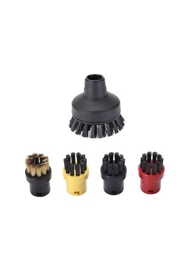 Pazly Karcher Sc Serisi Buharlı Temizleyici Yedek Fırça Seti - 5 Adet 1 Büyük + 4 Küçük