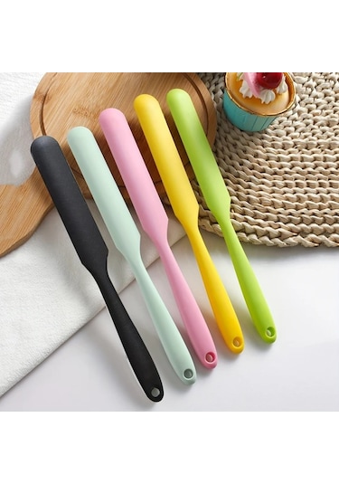 Maxaccess Mavi Silikon Spatula: Yapışmaz, Isıya Dayanıklı, Gıda Uyumlu Kremalı Pişirme Aracı Mavi