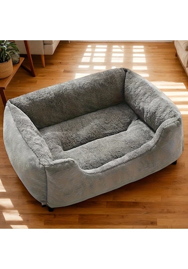 Honeybeeshop Rahat Evcil Hayvan Yatağı Pembe Kare Yuva Yüksek Kalite Xxl Boy 80x60cm Küçük Orta Boy Köpekler İçin Tüm Mevsimler