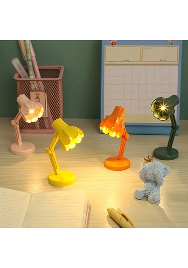 Xuweiwei Koyu Mavi Mini Yaprak Şekilli Dekoratif Sehpa Lambası Mutfak Oturma Odası