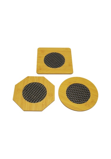 Ortası Tel Ahşap Nihale Beyaz