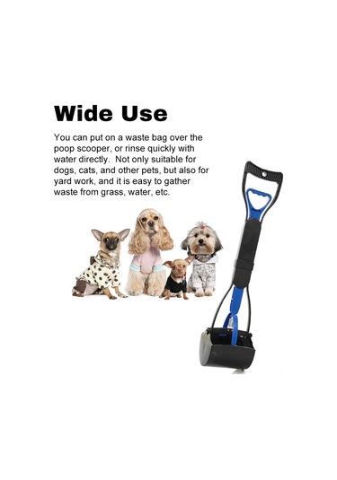 Youmex Köpek Kedi İçin Katlanabilir Uzun Saplı Tuvalet Toplayıcı + Çöp Poşeti Ve Saklama Kutusu Seti Mor Orta Boy Mor