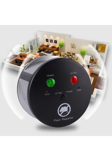 Lichen 360 Derece Kapalı Ultrasonik Kemirgen Kovucu, Haşere