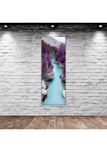Bk Home Manzara Panorama Dikey Kanvas Tablo 100X35Cm-1