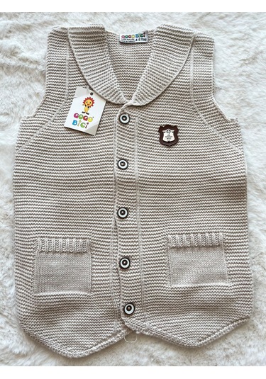 Gogogbici Armalı Yelek Bej