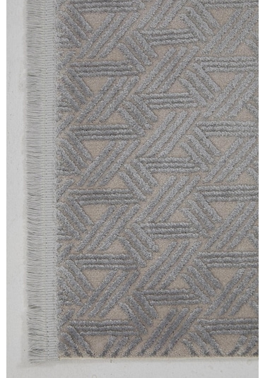 Çam Halı Norm 6212 Gri Romans Halı Modern Desenli Makine Halısı