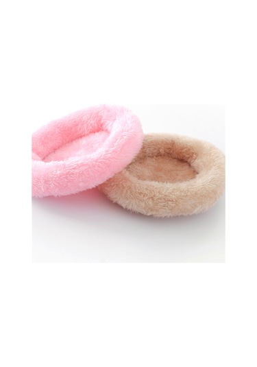 Dofolink Hamster Yuva Pedi Evcil Hayvan Yuvası Hamster Kirpi Çinçilya Tavşan Sıcak Pamuk Yuva Pedi L Pembe