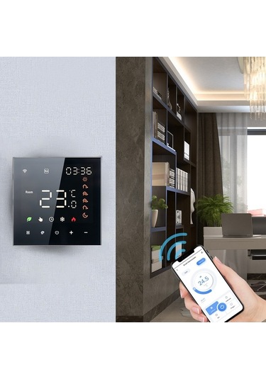 Dancemonkey Akıllı Tuya Wifi Termostat - 16a Dijital Termostat, Ses Ve Dokunmatik Kontrollü