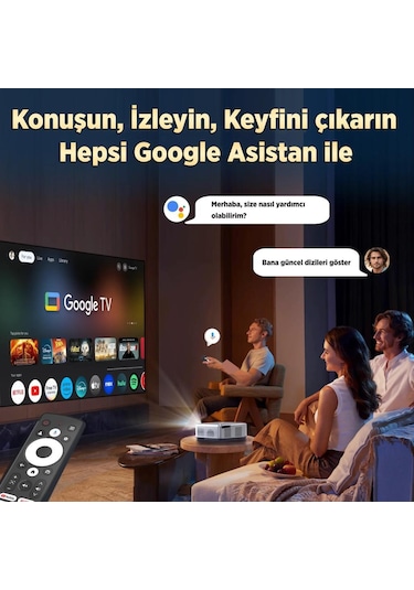Vankyo Performance V700g Android Google Tv Hdr10+ 4k Destekli Projeksiyon Cihazı