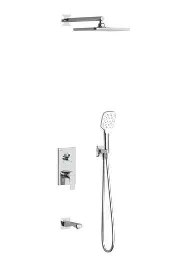 Teska Simena Üç Yönlü Duş Seti-krom Krom