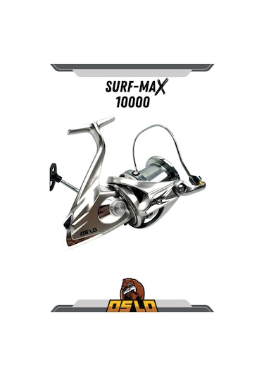 Surf Max 10000 Surf Misina Sarılı Olta Makinesi Yedek Kafalı