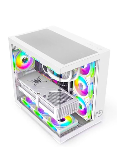 Gametech Prime V2 Kumandalı A-rgb 7x120mm Fanlı Bilgisayar Kasası