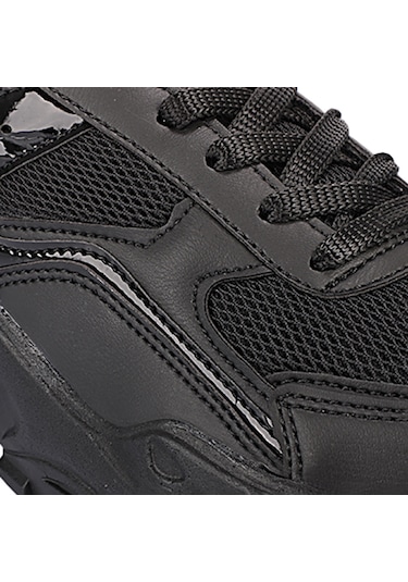 Slazenger ZAK Kadın  Siyah Rugan Günlük Spor Ayakkabısı