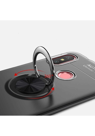 Xiaomi Redmi Note 6 Pro Kilif Yüzüklü Magnetli Ravel Case 392473510