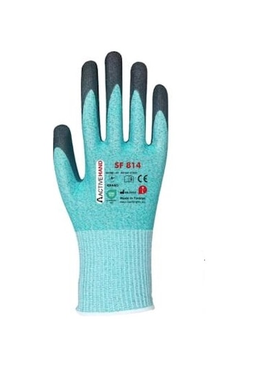 Activehand Sf-814 Köpük Nitril Yarım Kaplı D Kesilmez Montaj Eldiveni