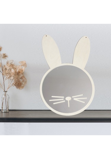 Suntek Magideal  Nordic Akrilik Dekoratif Duvar Vintage Oyma Tavşan