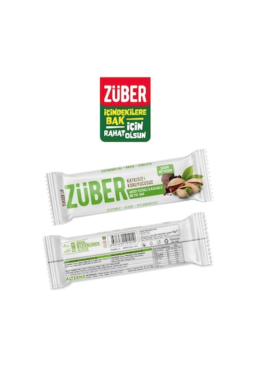 Züber Atıştırmalık Bar 8 Li Karma Paket / 4 Çeşit
