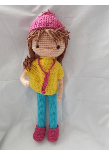 Pantolonlu Amigurumi Bebek