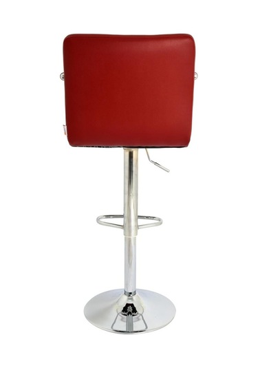 Bürocci Helen Bar Sandalyesi-Bordo-9519Q0102 Çok Renkli