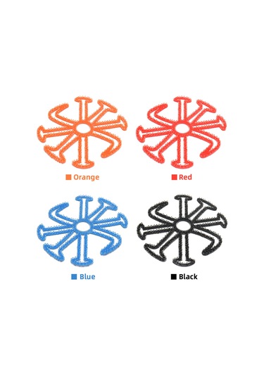 Geeroyoo Kask İçin Silikon İç Dolgu Pad - Turuncu Renkli, Yumuşak Ve Dayanıklı Turuncu