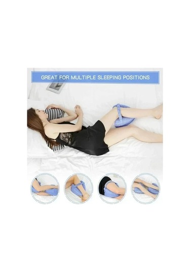 Zyzqstore Bellek Pamuk Bacak Yastık Içi Boş Gebelik Yan Uyuyan Antrasit Beyaz Antrasit - Beyaz