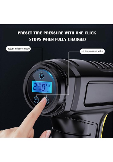 Teltree Araç Pompası, 17 Silindir, 20l/dakika Akış, 120w, Otomatik Doldurma, Led Aydınlatma, Basınç Ölçüm Ve Ön Ayar, Kablo İle Noktalı Gösterge