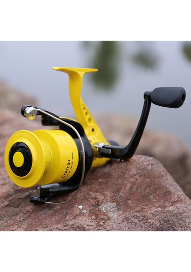 Balıkçılık Makaraları Dönen Balıkçılık Makarası Sol/sağ Değiştirilebilir Katlanabilir Saplı Hafif Balıkçılık Makarası 3000