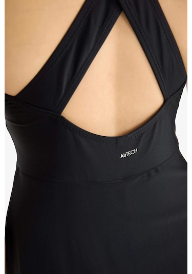 Defacto Defactofit Şort Etekli Sporcu Mayo D9375ax25hsbk81 Siyah
